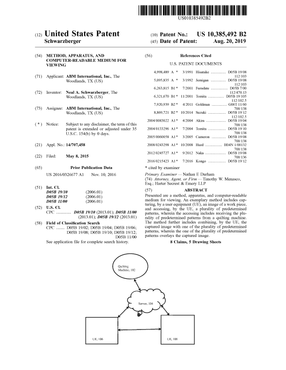 Patent 10.385.492